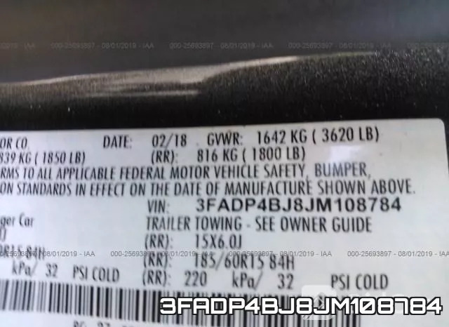 3FADP4BJ8JM108784 фото 10