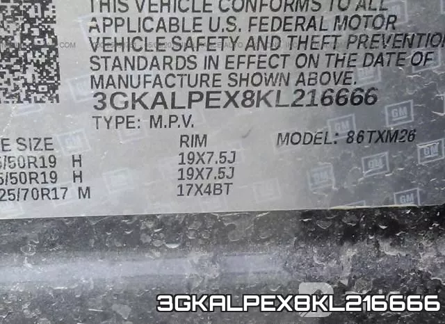 3GKALPEX8KL216666 фото 10