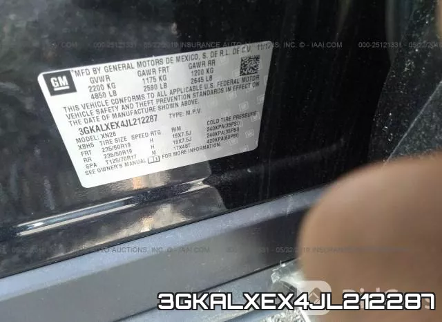 3GKALXEX4JL212287 фото 10