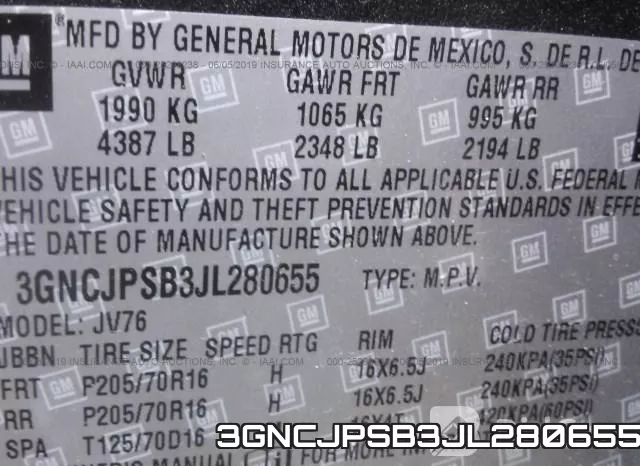 3GNCJPSB3JL280655 фото 10