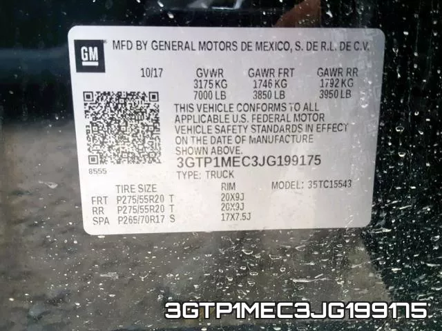 3GTP1MEC3JG199175 фото 2