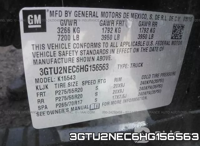 3GTU2NEC6HG156563 фото 10