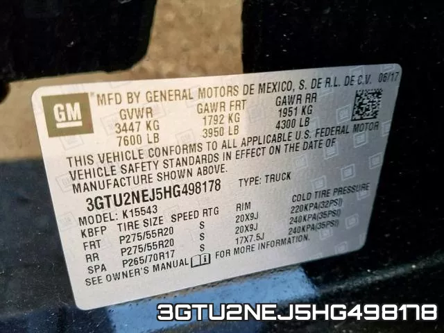 3GTU2NEJ5HG498178 фото 2
