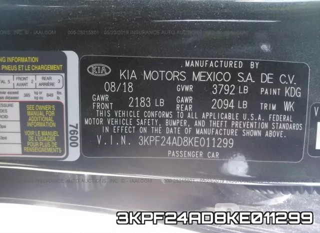 3KPF24AD8KE011299 фото 10