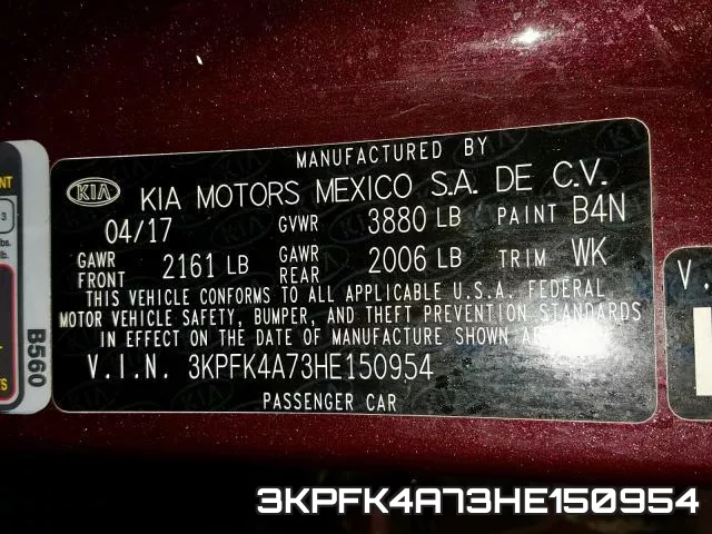 3KPFK4A73HE150954 фото 2