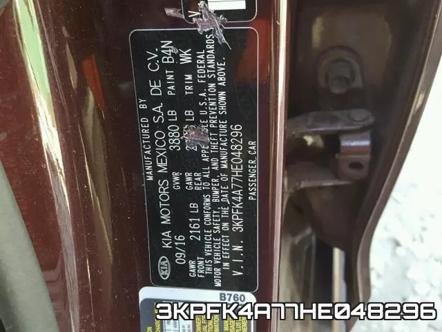 3KPFK4A77HE048296 фото 2