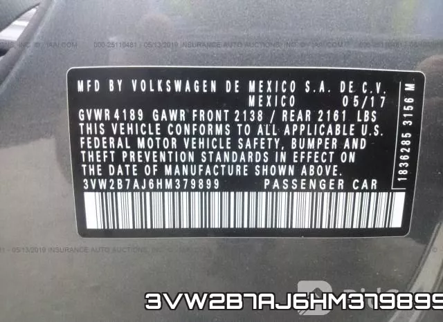 3VW2B7AJ6HM379899 фото 10