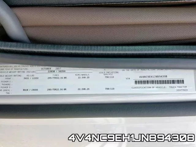 4V4NC9EH1JN894308 фото 2