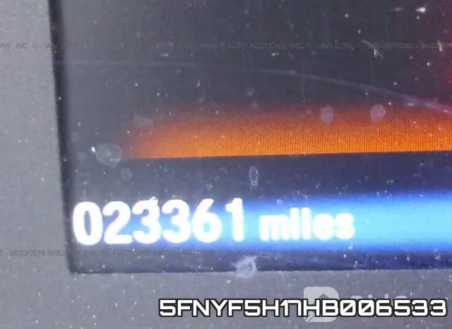 5FNYF5H17HB006533 фото 8