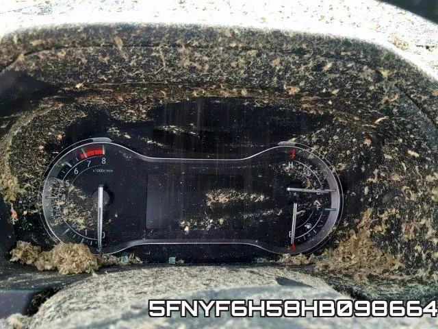 5FNYF6H58HB098664 фото 9