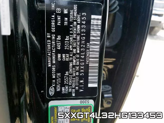 5XXGT4L32HG133453 фото 2