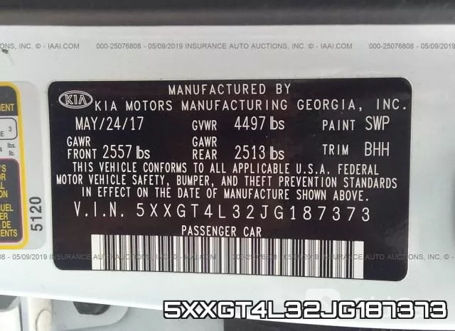 5XXGT4L32JG187373 фото 10