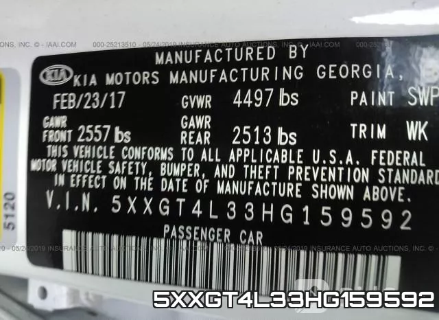 5XXGT4L33HG159592 фото 10