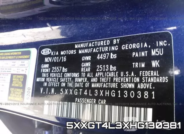 5XXGT4L3XHG130381 фото 10