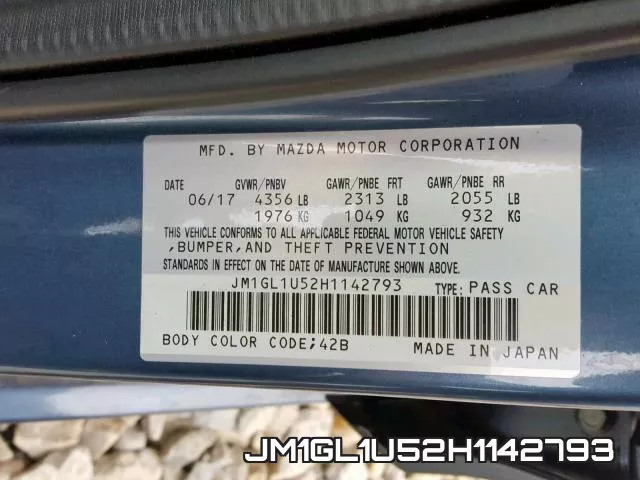 JM1GL1U52H1142793 фото 2