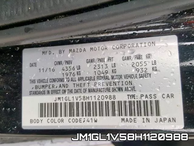 JM1GL1V58H1120988 фото 2