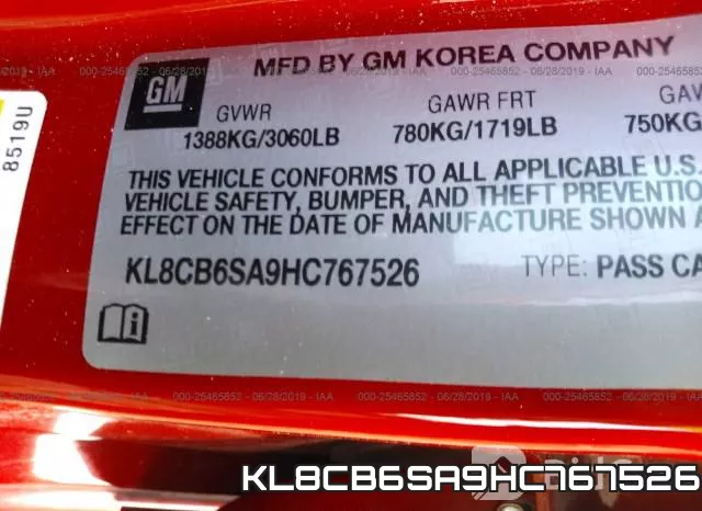 KL8CB6SA9HC767526 фото 10