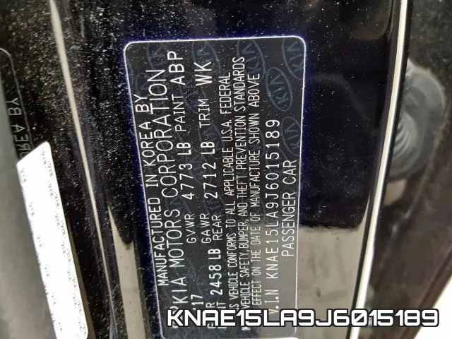 KNAE15LA9J6015189 фото 2