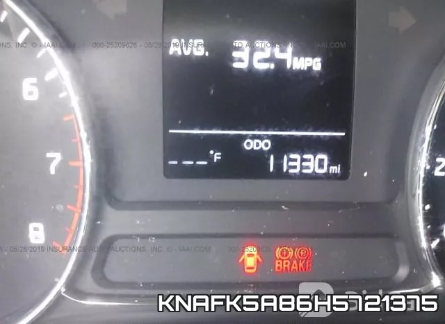 KNAFK5A86H5721375 фото 8