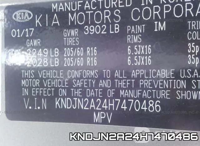 KNDJN2A24H7470486 фото 10