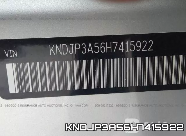 KNDJP3A56H7415922 фото 10