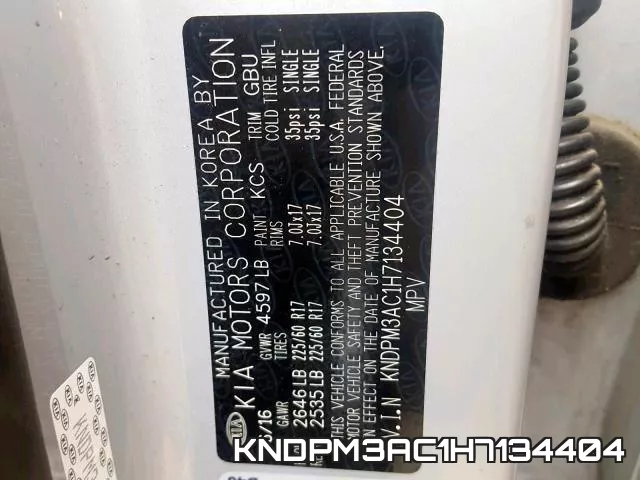 KNDPM3AC1H7134404 фото 2