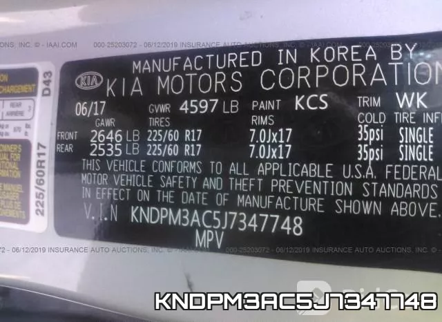 KNDPM3AC5J7347748 фото 9