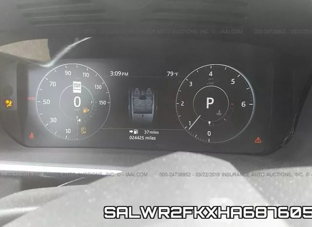 SALWR2FKXHA687605 фото 8