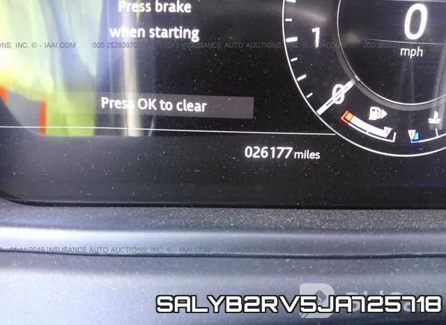 SALYB2RV5JA725718 фото 8