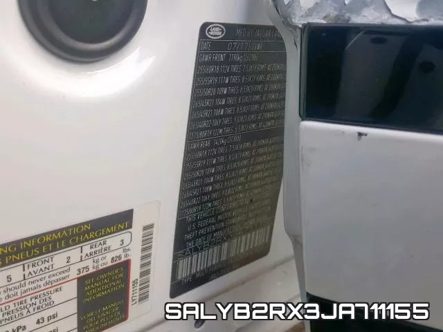 SALYB2RX3JA711155 фото 2