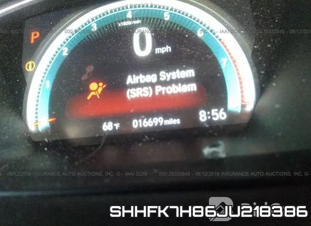 SHHFK7H86JU218386 фото 8