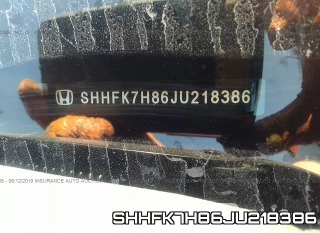 SHHFK7H86JU218386 фото 10
