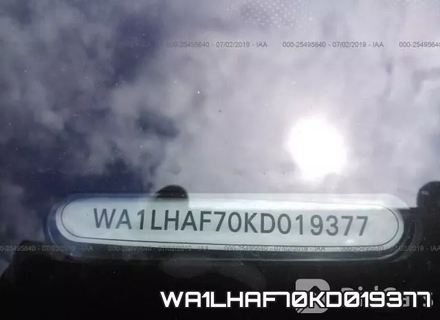 WA1LHAF70KD019377 фото 10