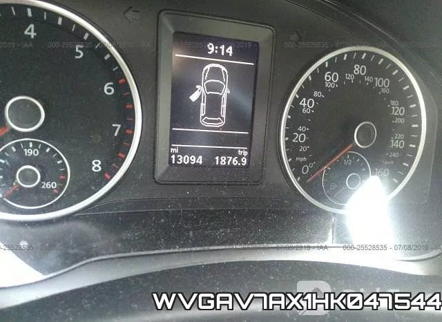 WVGAV7AX1HK047544 фото 8
