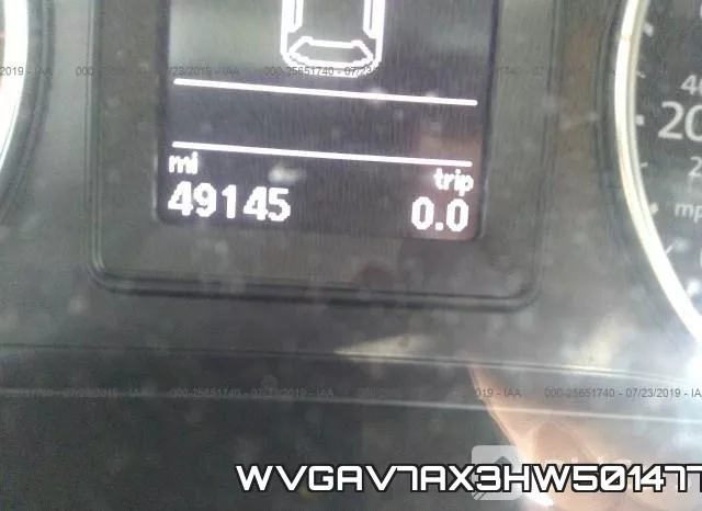 WVGAV7AX3HW501477 фото 8