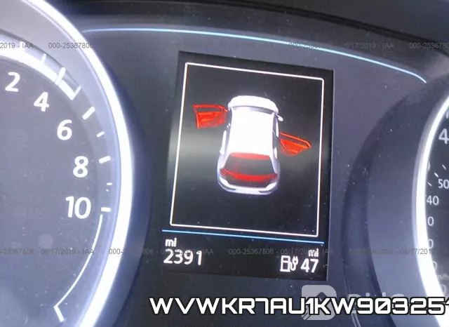 WVWKR7AU1KW903251 фото 8