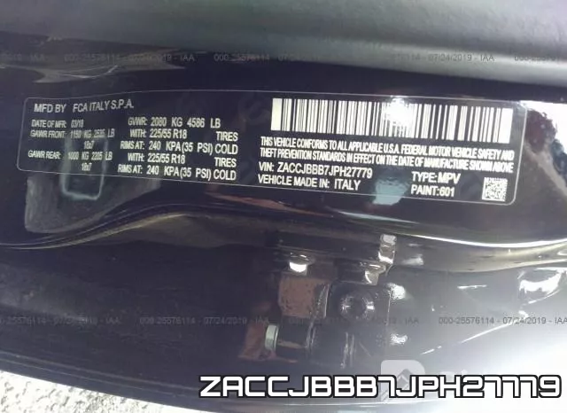 ZACCJBBB7JPH27779 фото 10
