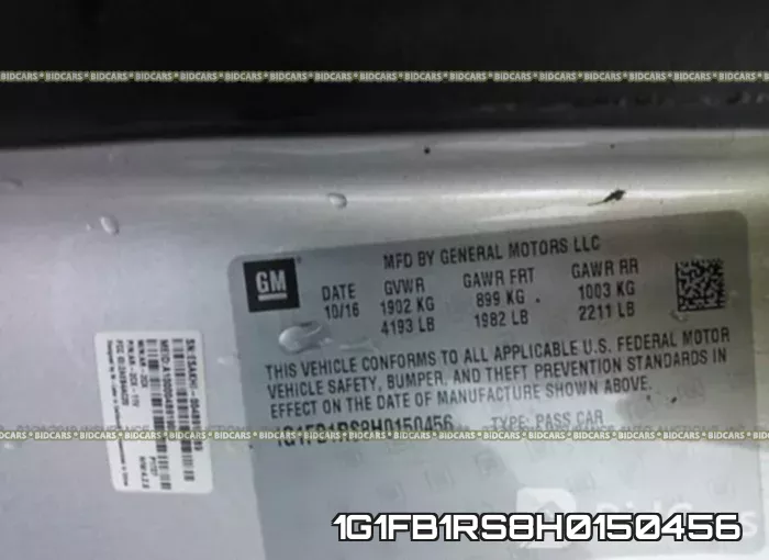 1G1FB1RS8H0150456 фото 10