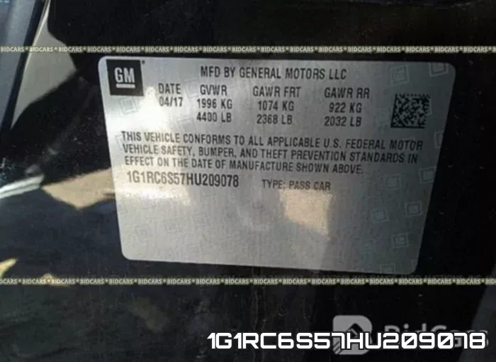 1G1RC6S57HU209078 фото 10
