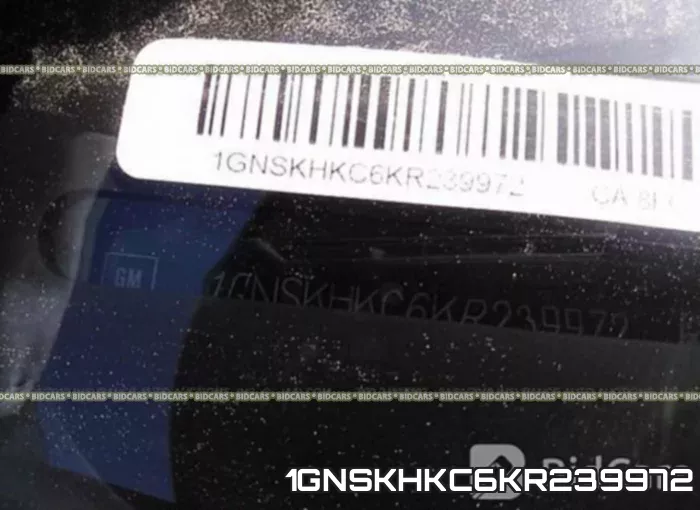 1GNSKHKC6KR239972 фото 10