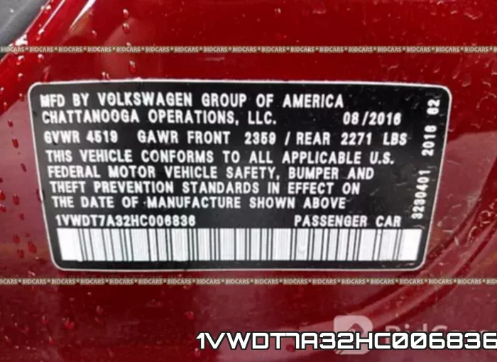 1VWDT7A32HC006836 фото 10