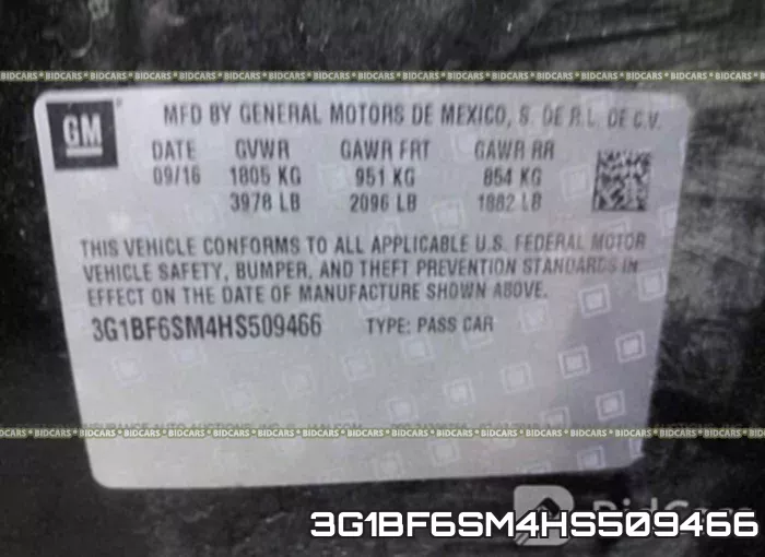 3G1BF6SM4HS509466 фото 10