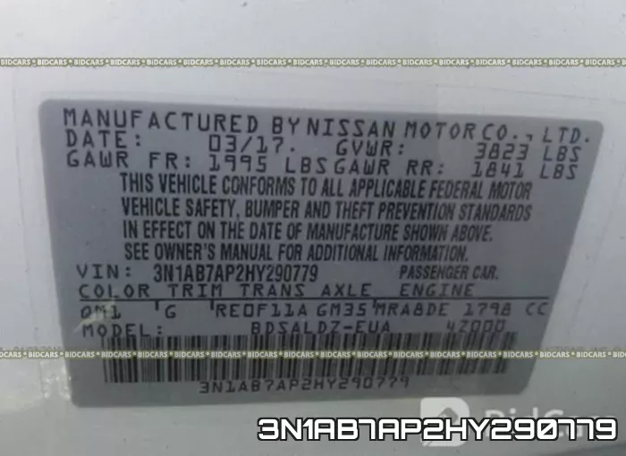3N1AB7AP2HY290779 фото 9