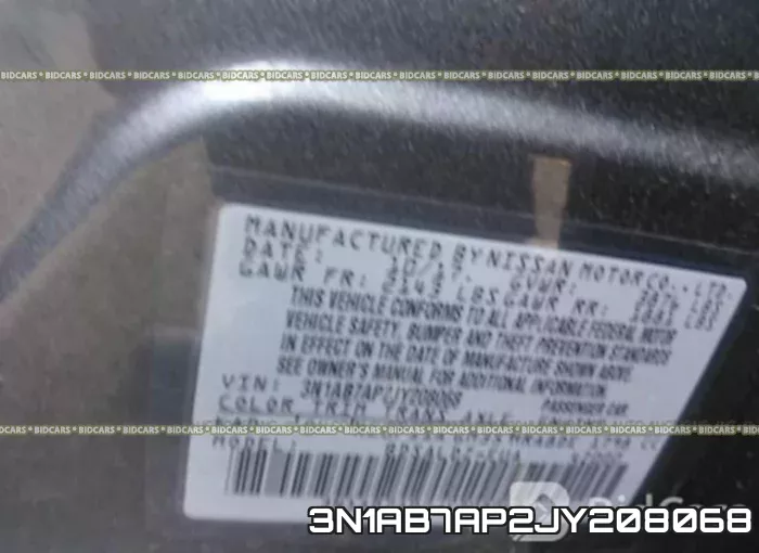 3N1AB7AP2JY208068 фото 10