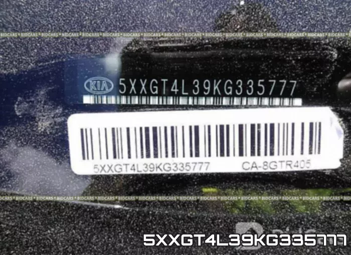 5XXGT4L39KG335777 фото 10
