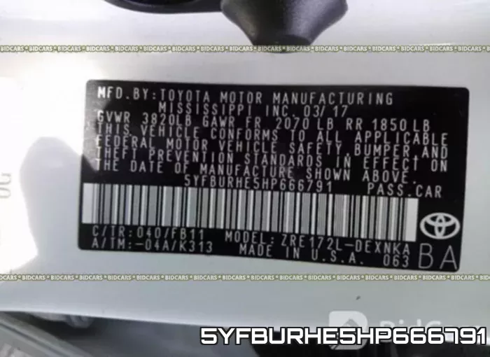 5YFBURHE5HP666791 фото 10