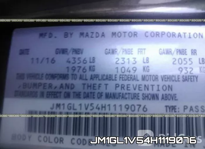 JM1GL1V54H1119076 фото 10