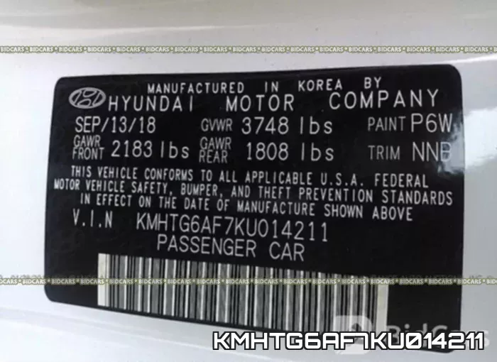 KMHTG6AF7KU014211 фото 10