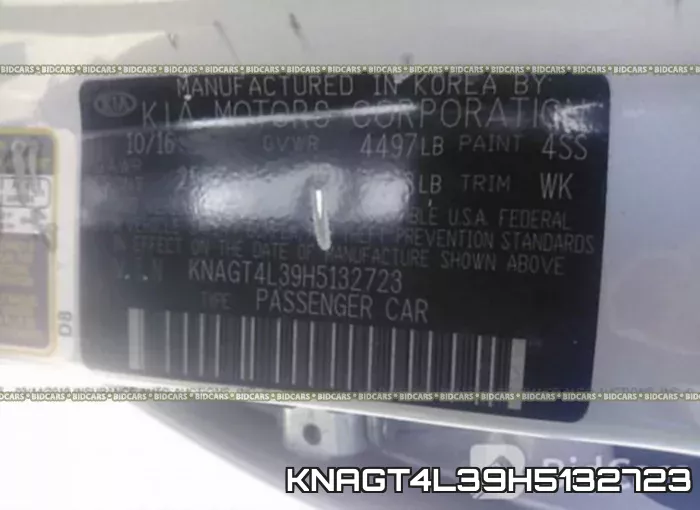 KNAGT4L39H5132723 фото 10