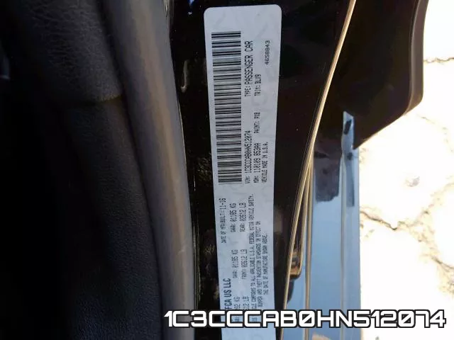 1C3CCCAB0HN512074 фото 2